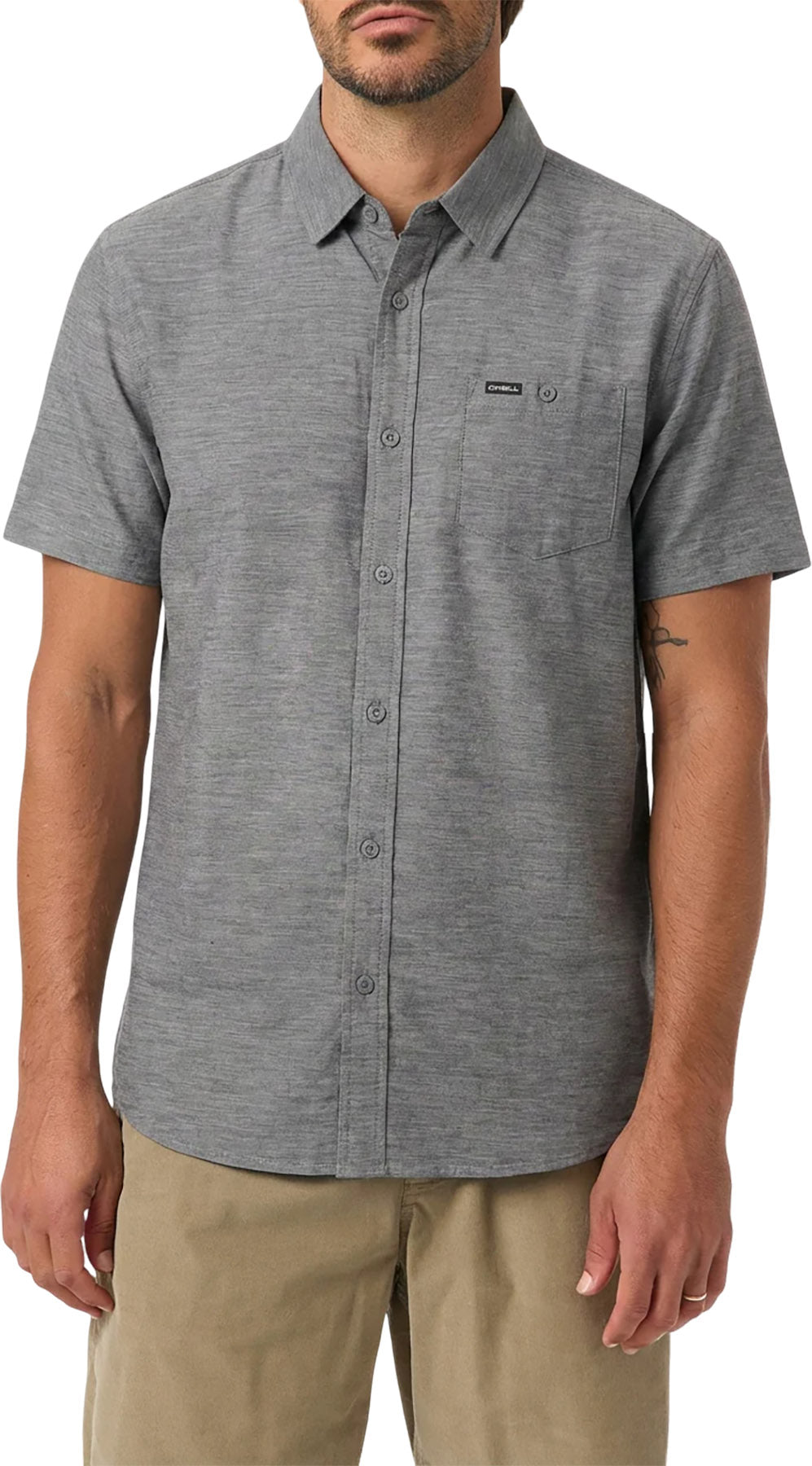 Light Check Standard Short Sleeve Woven Shirt - Men's