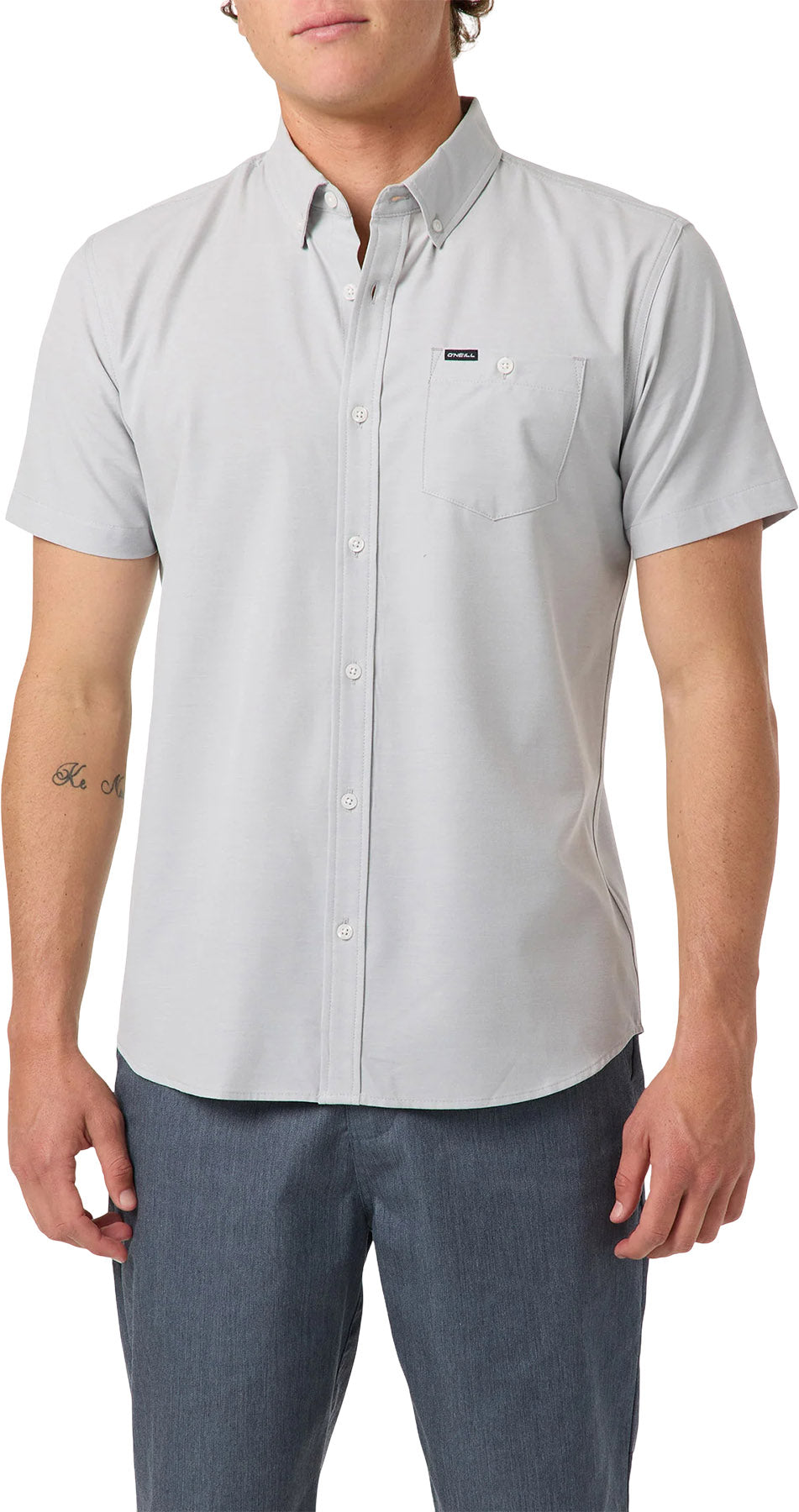 Light Check Standard Short Sleeve Woven Shirt - Men's