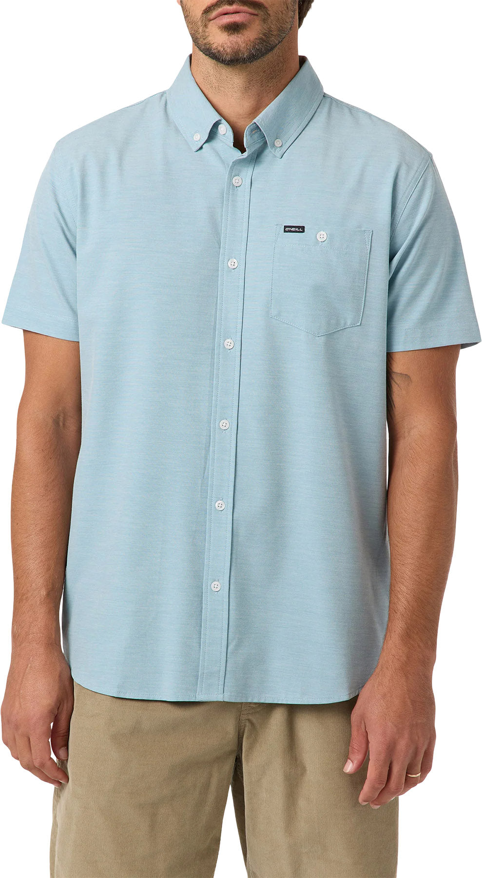 Light Check Standard Short Sleeve Woven Shirt - Men's
