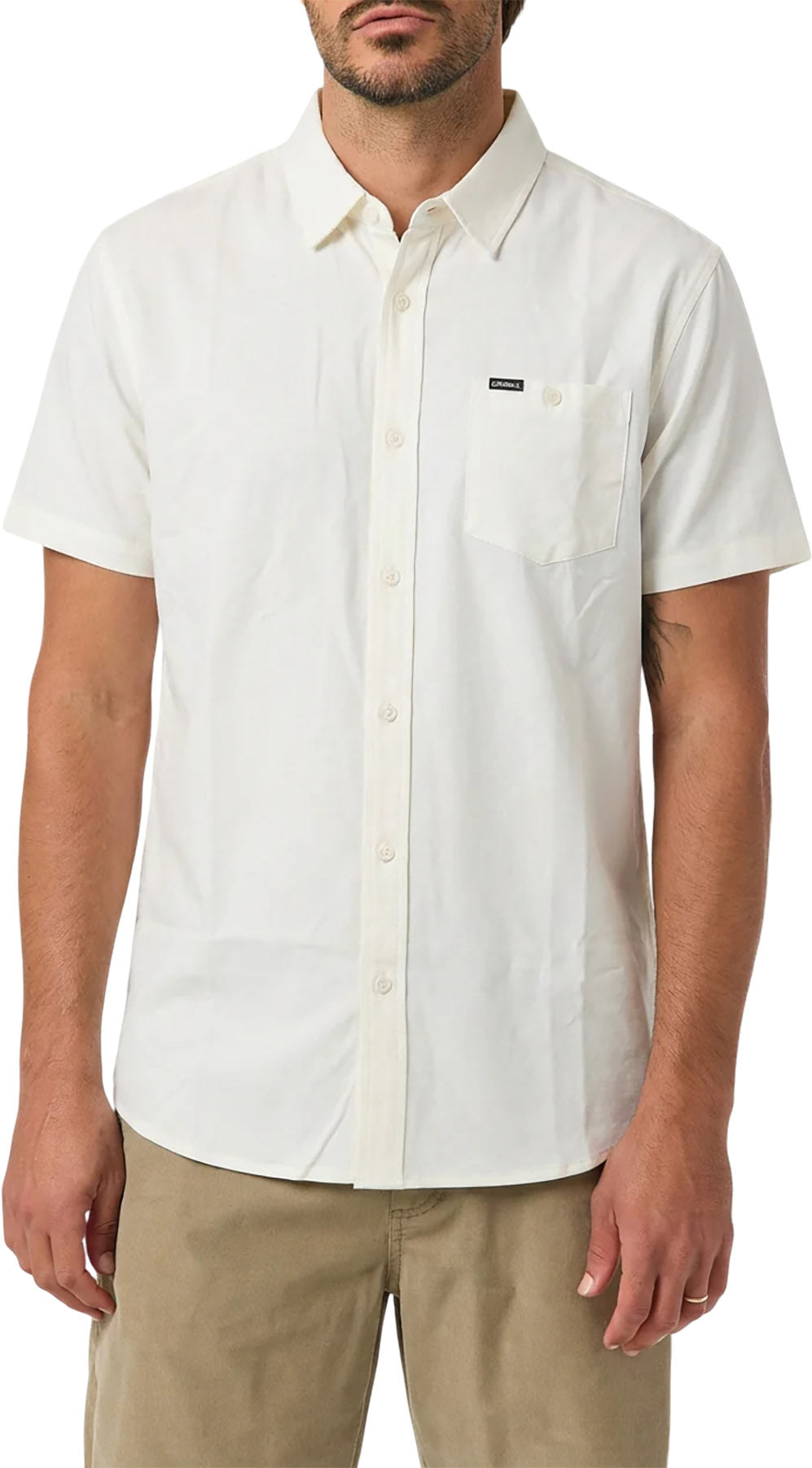 Light Check Standard Short Sleeve Woven Shirt - Men's