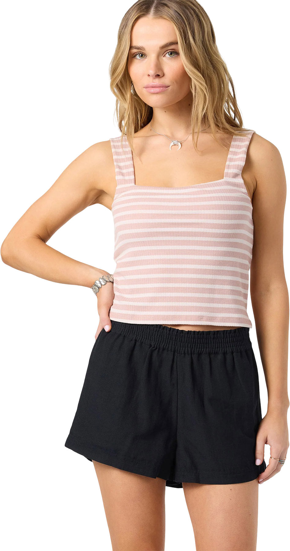 Vanessa Mini Stripe Knit Tank Top - Women's