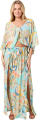 Anna Top Printed Coverup - Women's