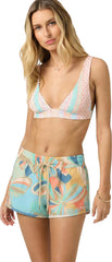 Saltwater Solids Balboa Elastic Waist Boardshorts 2" - Women's