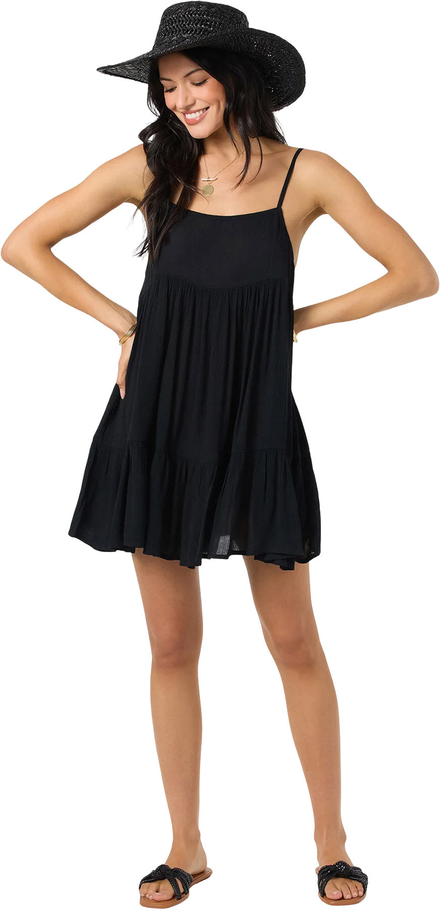 Saltwater Solids Rilee Cover-Up Mini Dress - Women's