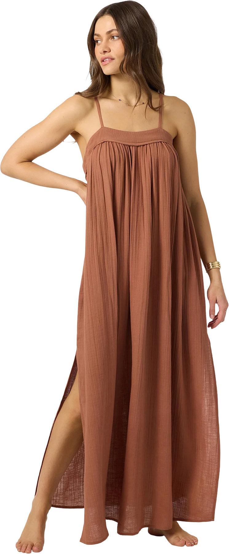 Saltwater Solids Sai Cover-Up Maxi Dress - Women's