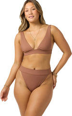 Shorebreak Rib Santa Barbara High Rise Bikini Bottom - Women's