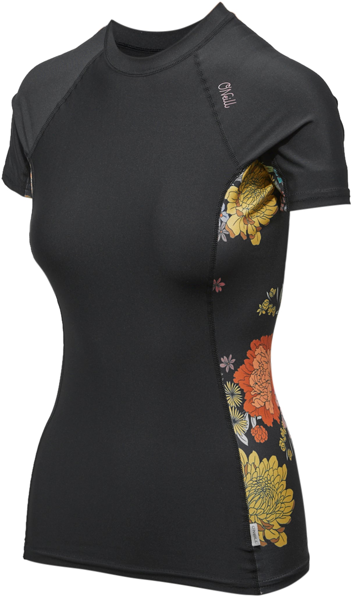Side Print S/S Rash Guard Tee - Women's