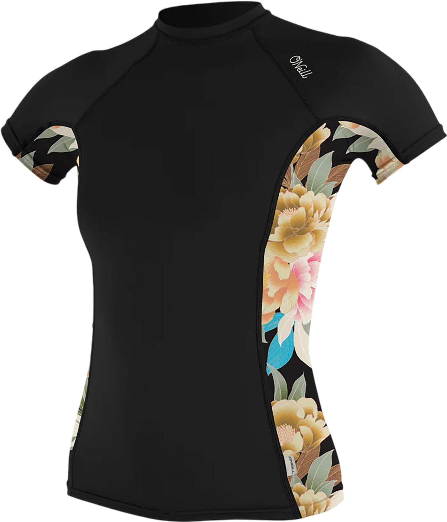 Side Print S/S Rash Guard Tee - Women's