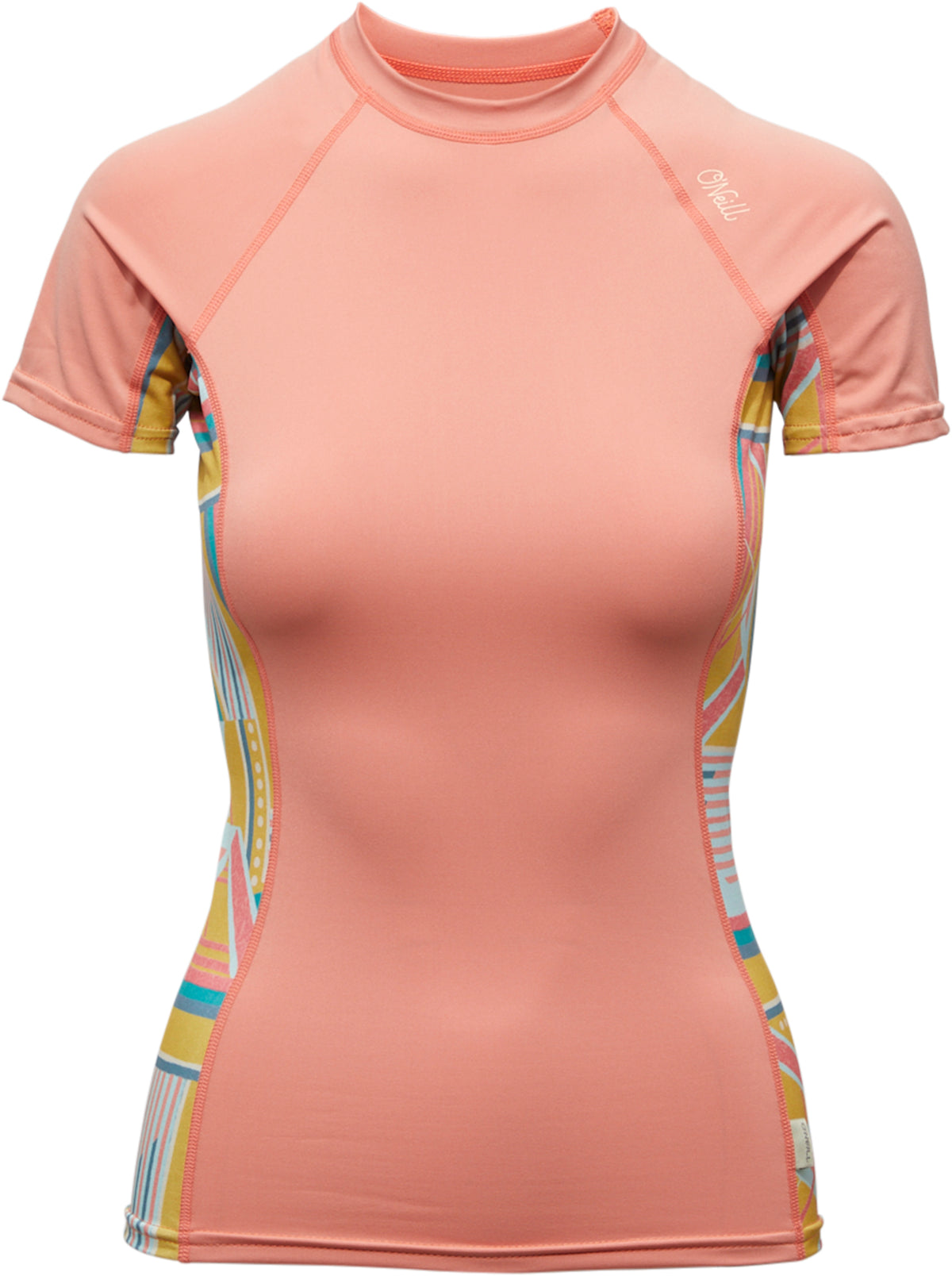 Side Print S/S Rash Guard Tee - Women's