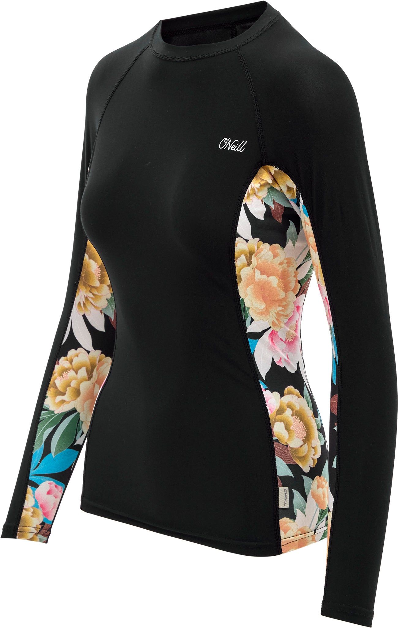 Side Print Rash Guard Tee - Women's