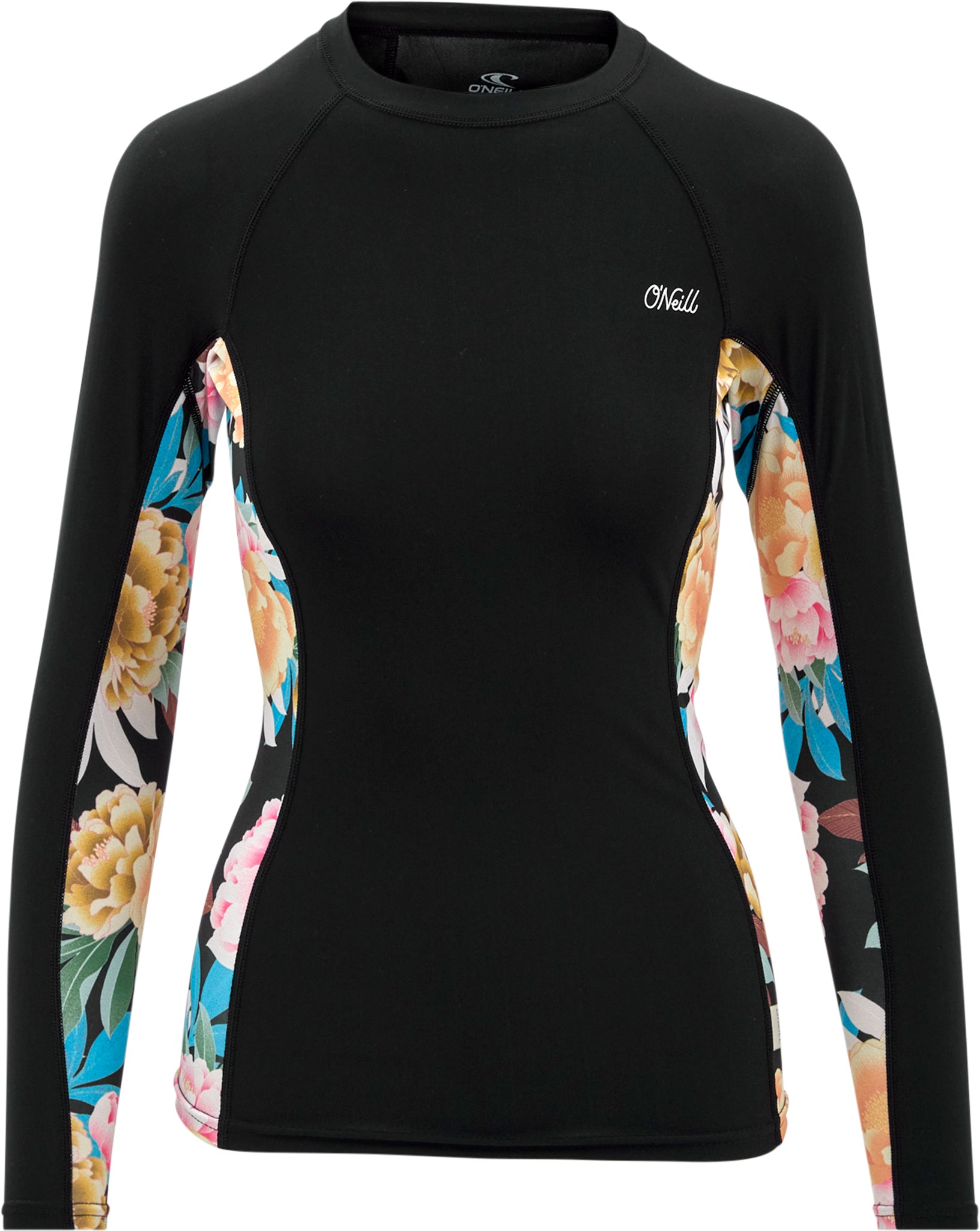Side Print Rash Guard Tee - Women's