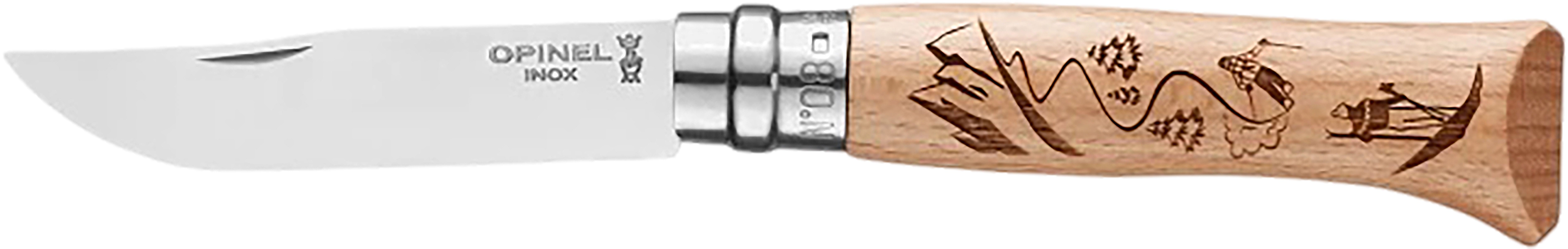 N°08 Engraved Skiing Knife