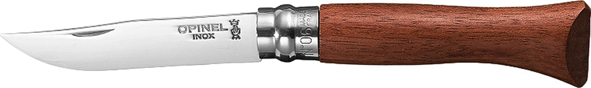 Padouk No.06 Polished Stainless Steel Folding Knife