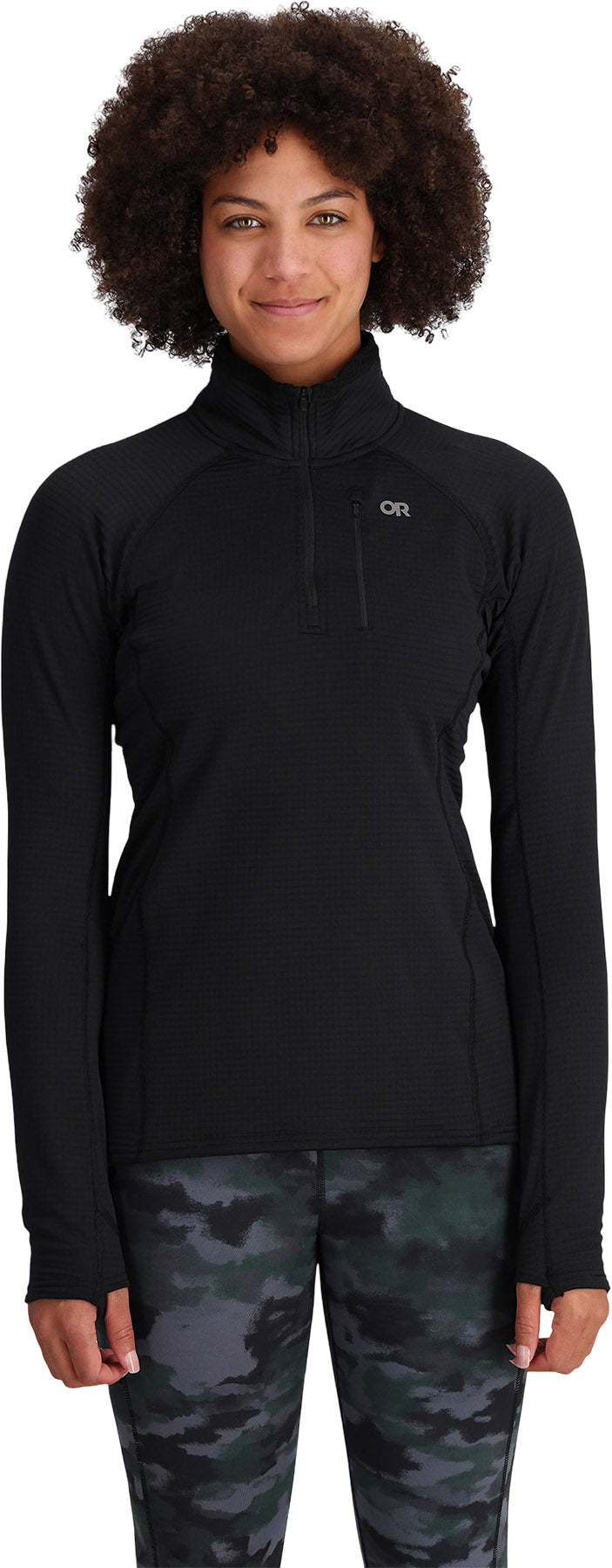 Vigor Grid Fleece Quarter Zip Jersey - Women's