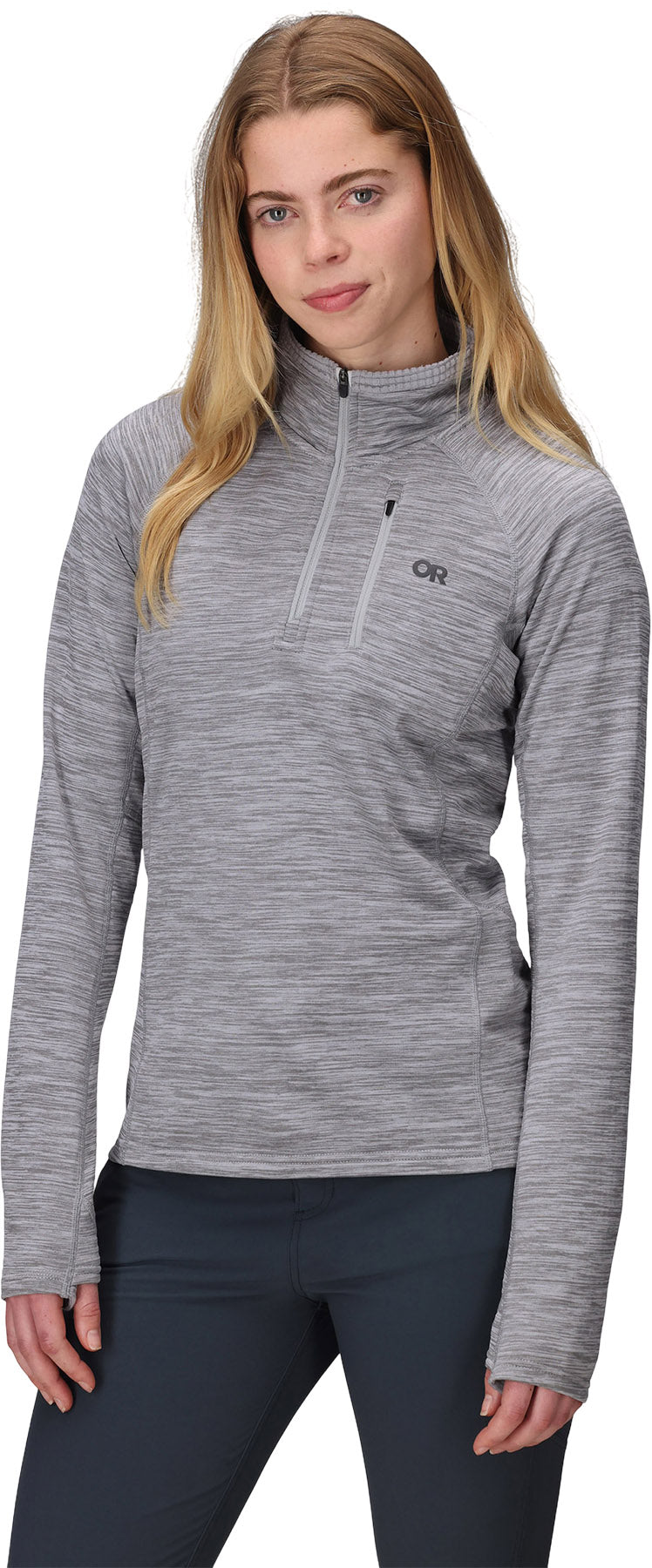 Vigor Grid Fleece Quarter Zip Jersey - Women's