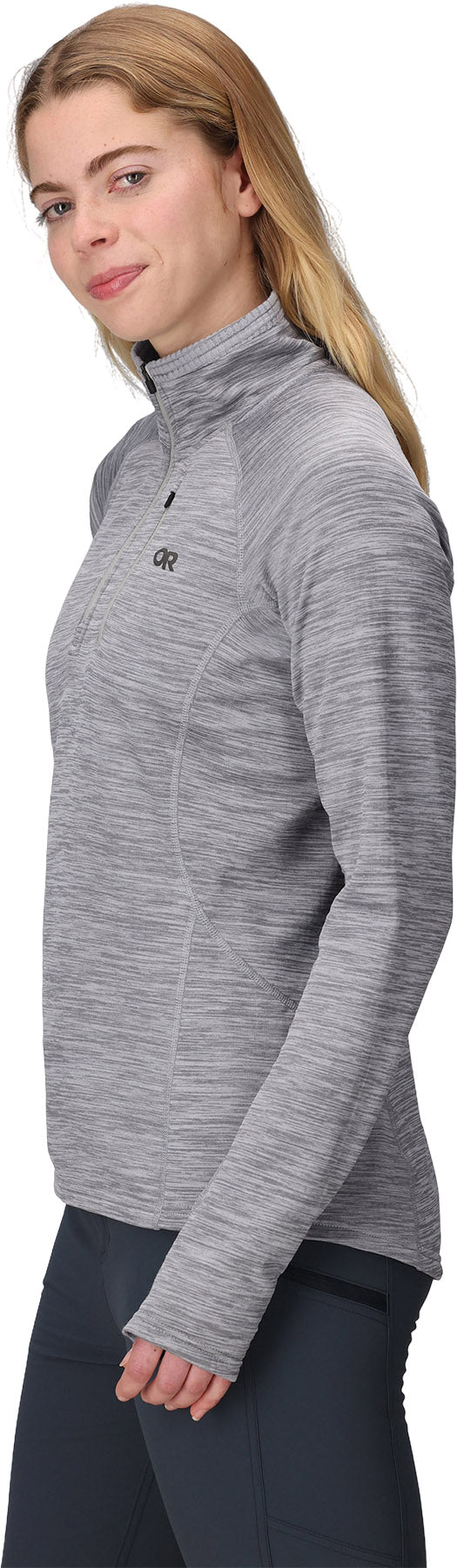 Vigor Grid Fleece Quarter Zip Jersey - Women's