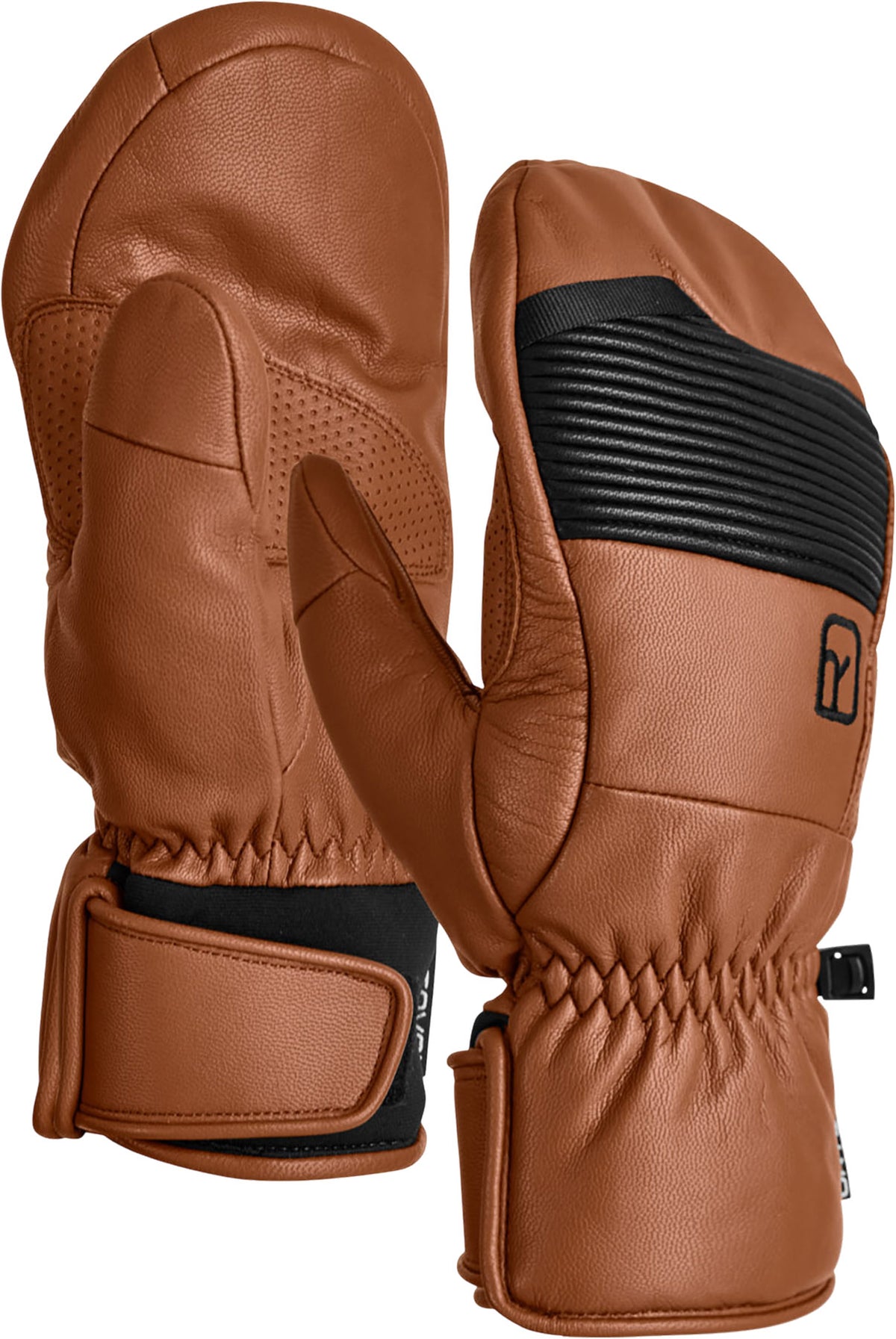 Full Leather Mittens - Men's