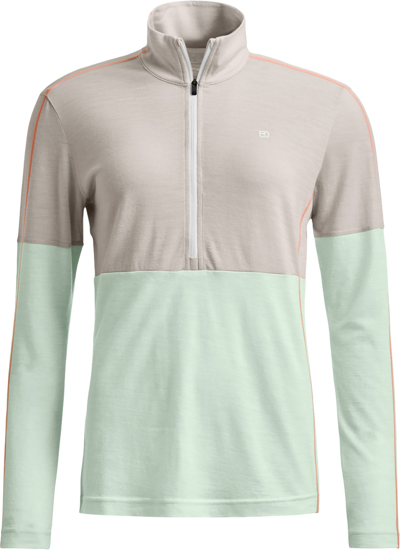185 Rock'N'Wool Zip Neck Base Layer Top - Women's
