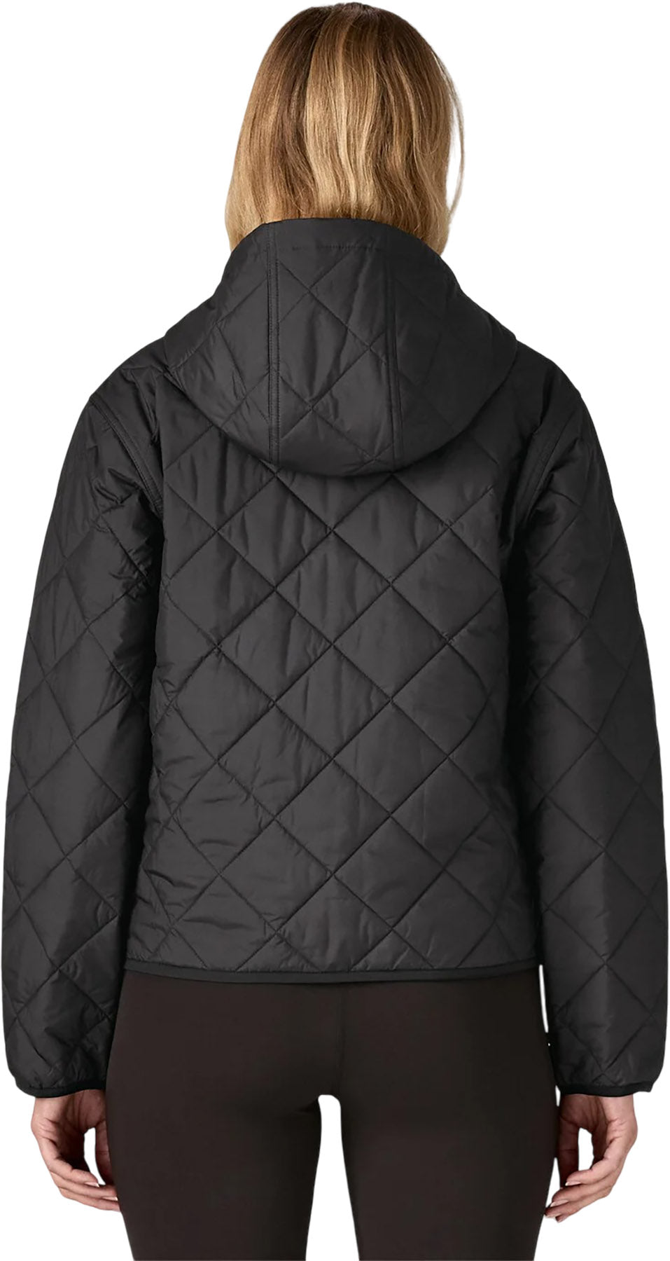 Diamond Quilted Bomber Hoody - Women's