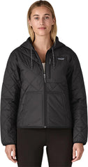 Diamond Quilted Bomber Hoody - Women's