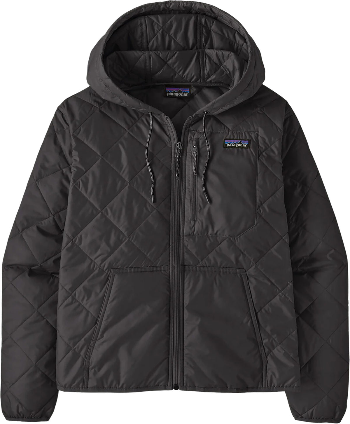 Diamond Quilted Bomber Hoody - Women's