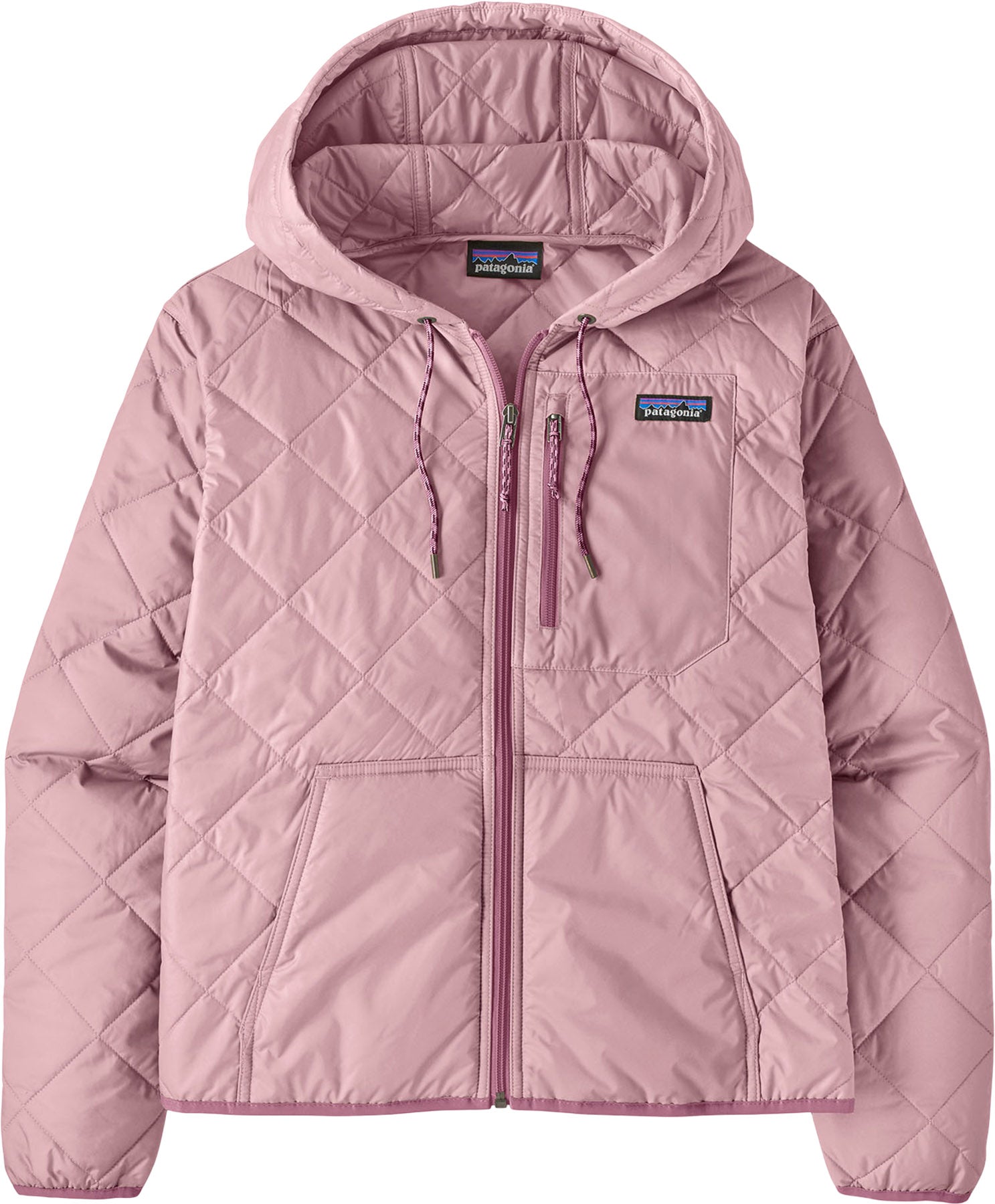 Diamond Quilted Bomber Hoody - Women's