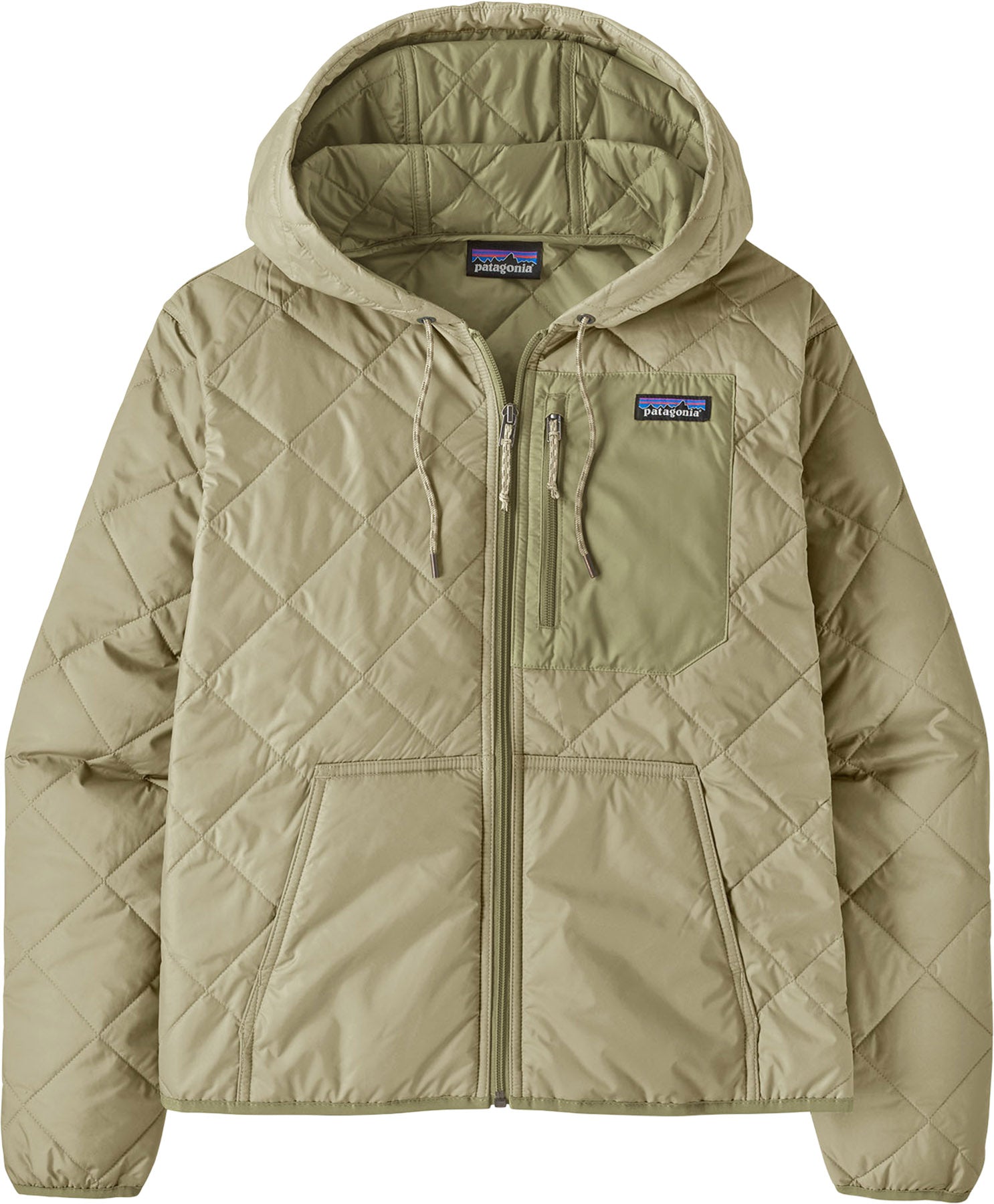 Diamond Quilted Bomber Hoody - Women's