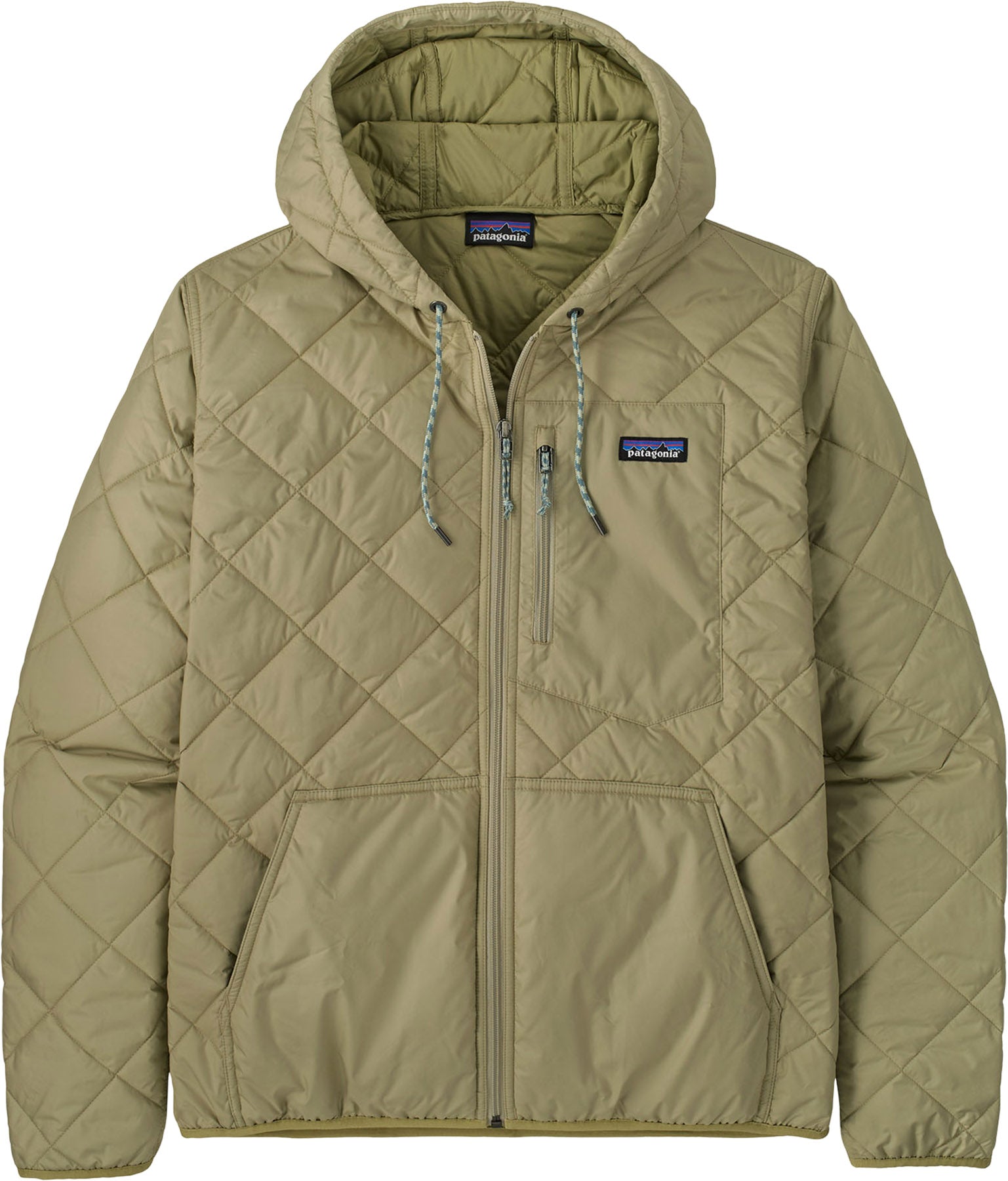 Diamond Quilted Bomber Hoody - Men's