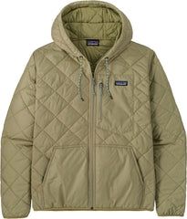 Diamond Quilted Bomber Hoody - Men's
