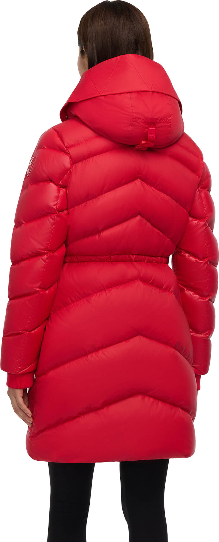 Saturn Mid-Length Quilted Puffer Jacket with Removable Hood - Women's 