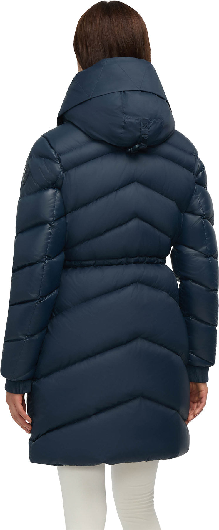 Saturn Mid-Length Quilted Puffer Jacket with Removable Hood - Women's 