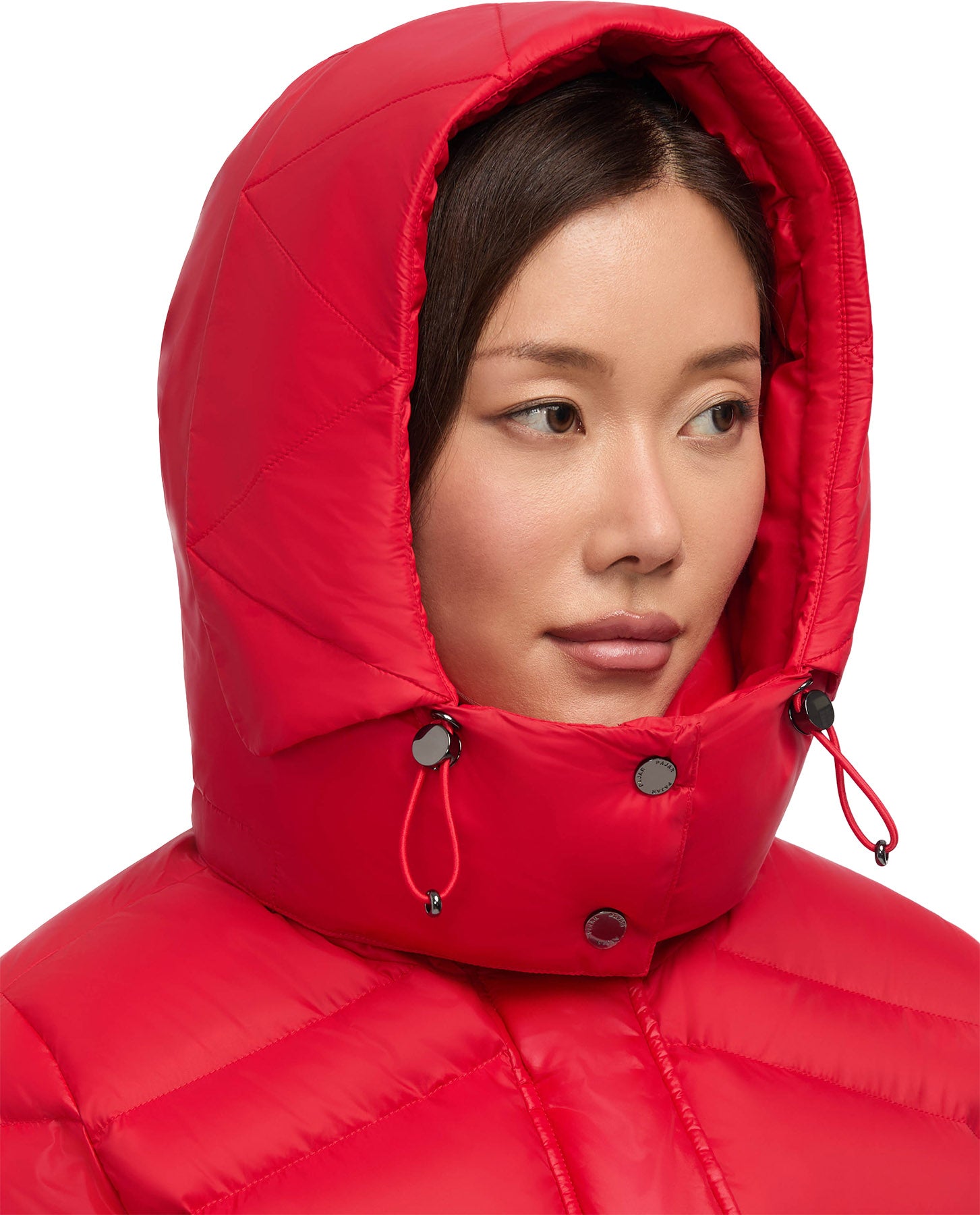 Saturn Mid-Length Quilted Puffer Jacket with Removable Hood - Women's 
