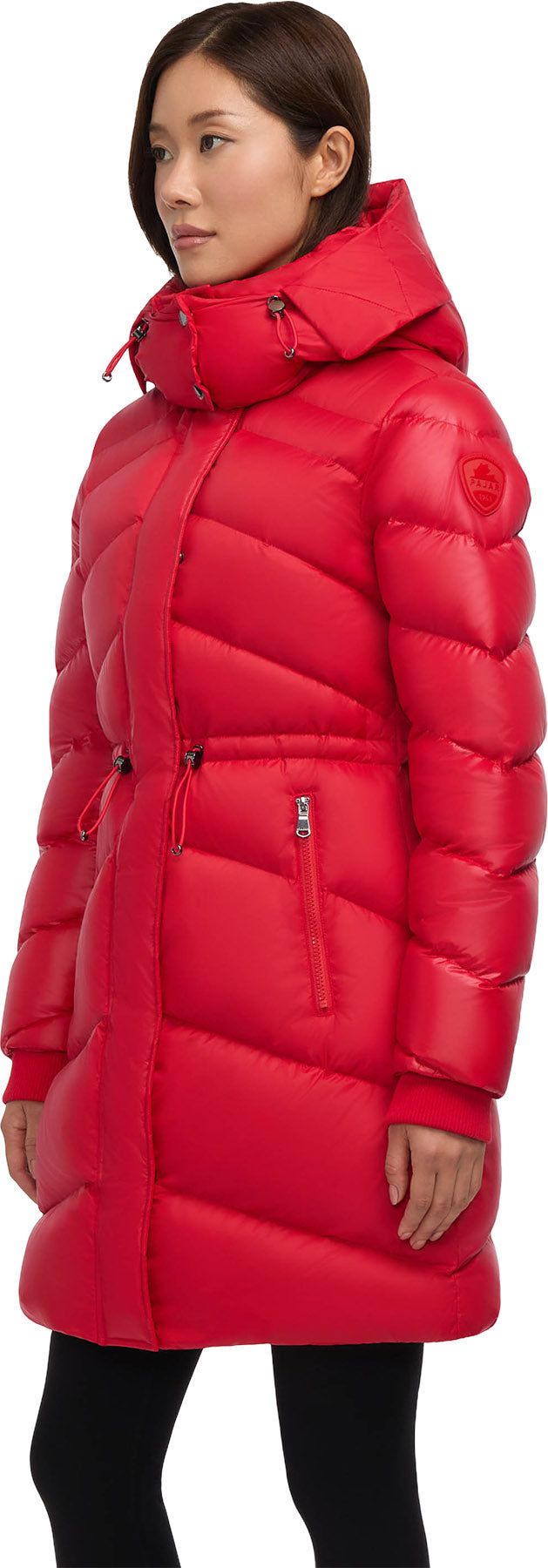 Saturn Mid-Length Quilted Puffer Jacket with Removable Hood - Women's 