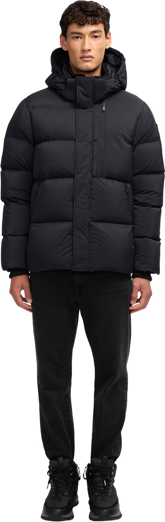 Jericho Puffer Jacket with Removable Hood - Men's