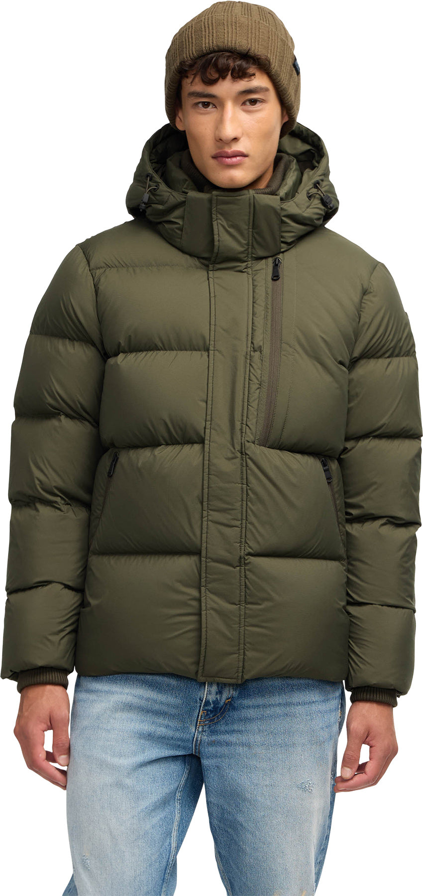 Jericho Puffer Jacket with Removable Hood - Men's