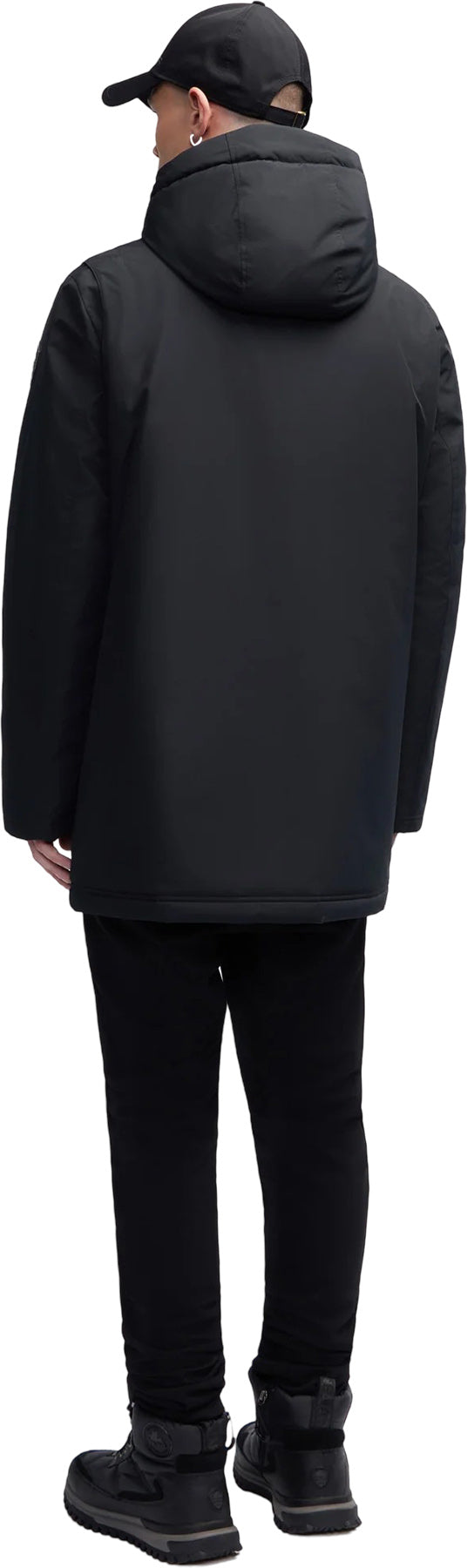 Cam Lightly Padded Coat with Fixed Hood - Men's