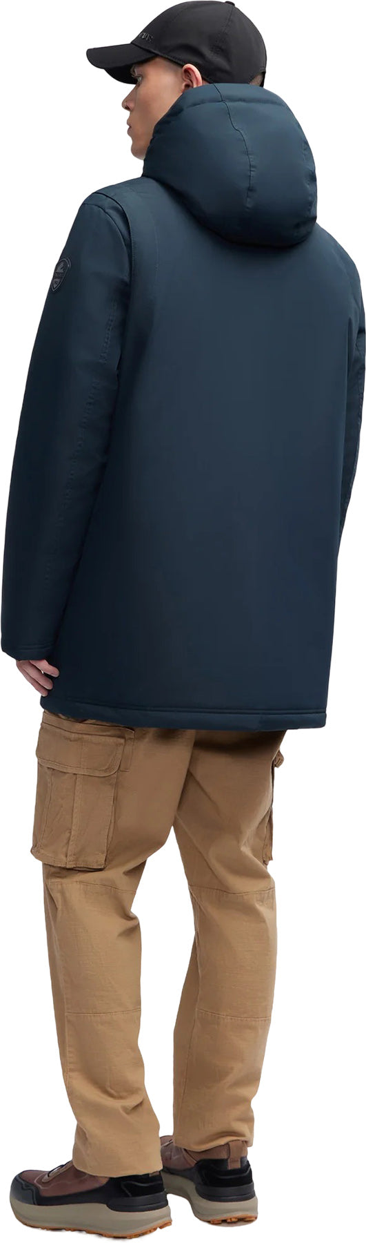 Cam Lightly Padded Coat with Fixed Hood - Men's
