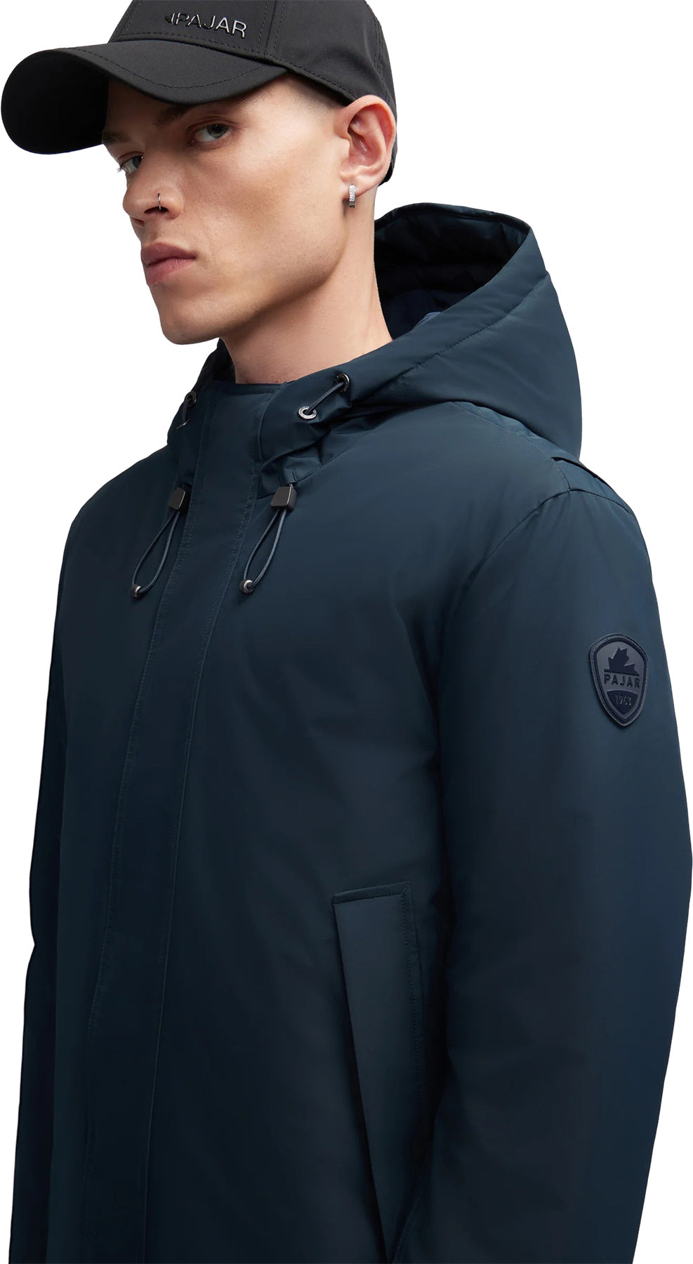 Cam Lightly Padded Coat with Fixed Hood - Men's