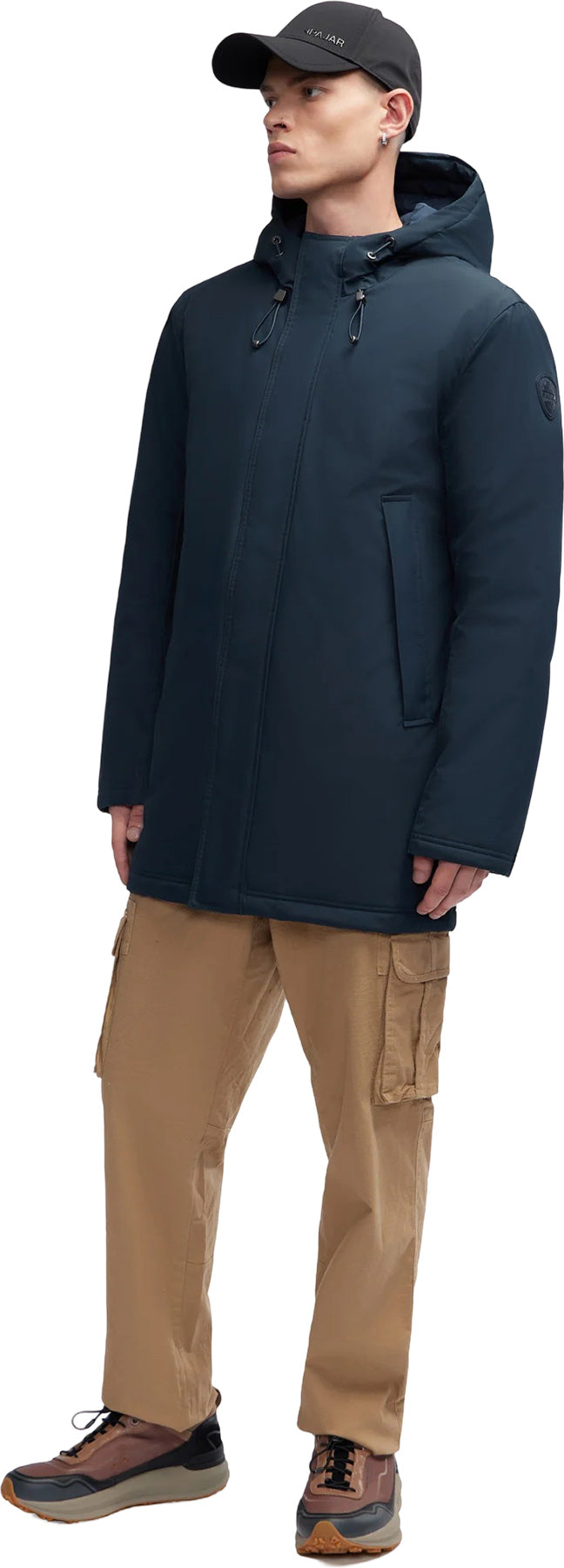 Cam Lightly Padded Coat with Fixed Hood - Men's