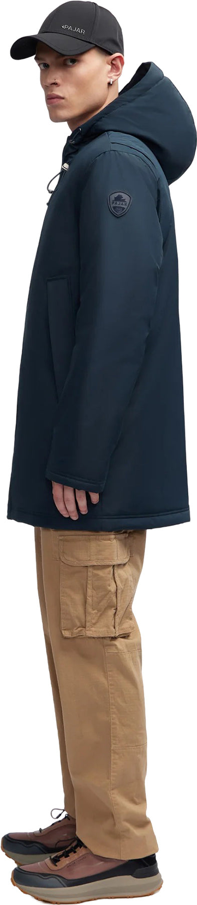 Cam Lightly Padded Coat with Fixed Hood - Men's