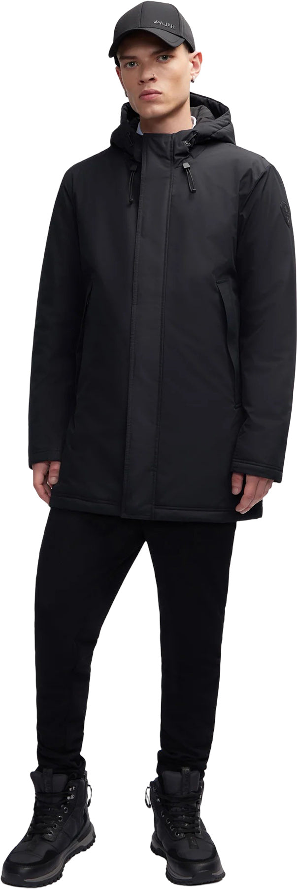 Cam Lightly Padded Coat with Fixed Hood - Men's