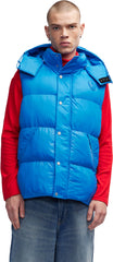 Hyeon Lightweight Puffer Vest with Removable Hood - Men's