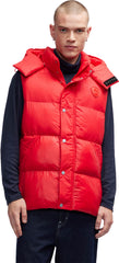Hyeon Lightweight Puffer Vest with Removable Hood - Men's