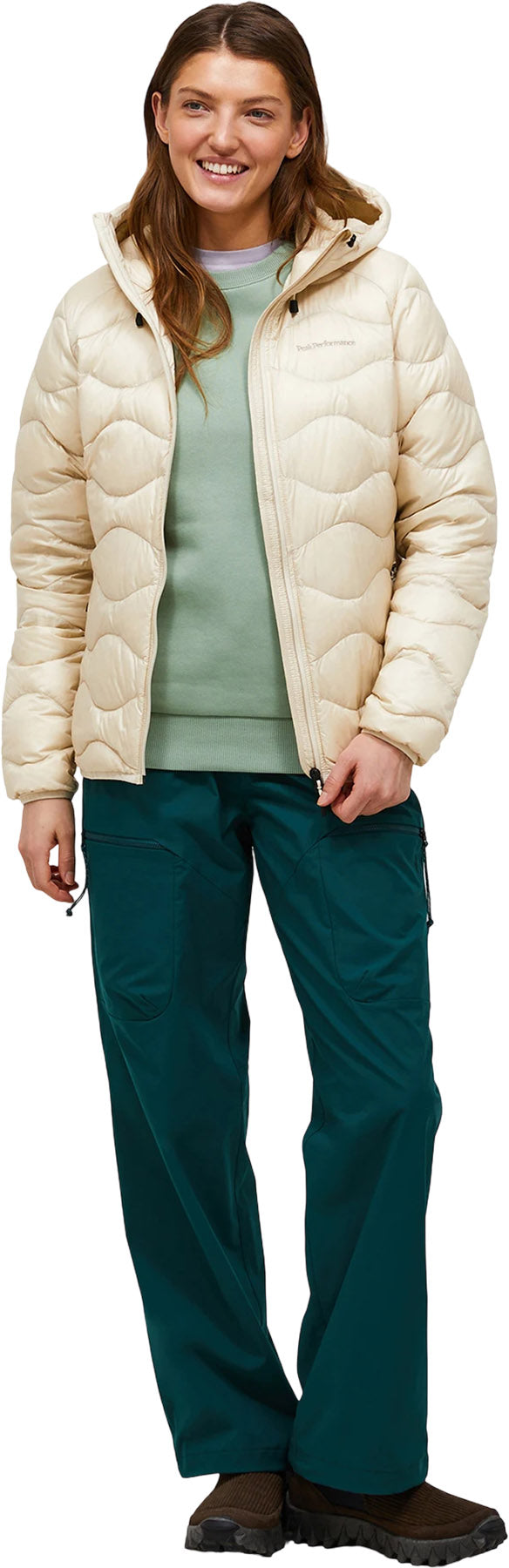 Helium Down Hooded Jacket - Women's