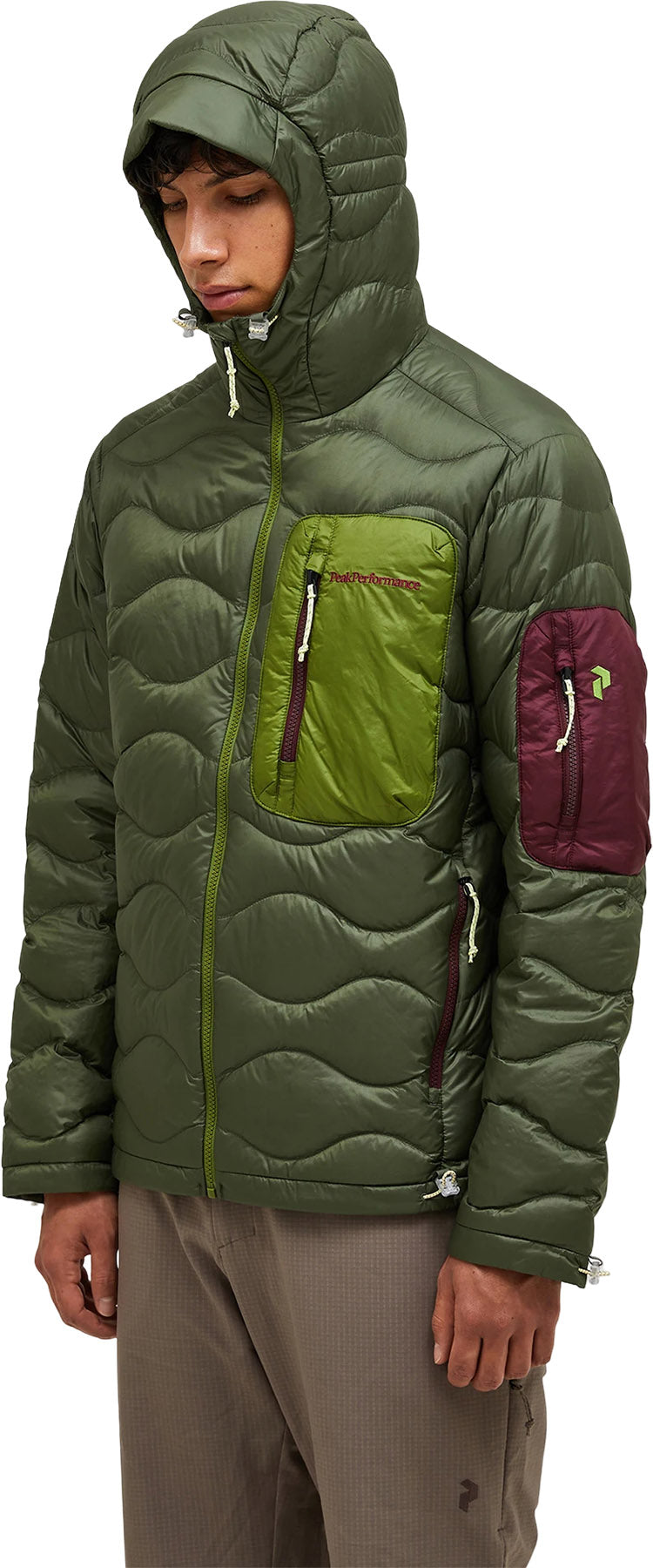 Helium Utility Down Hooded Jacket - Men's