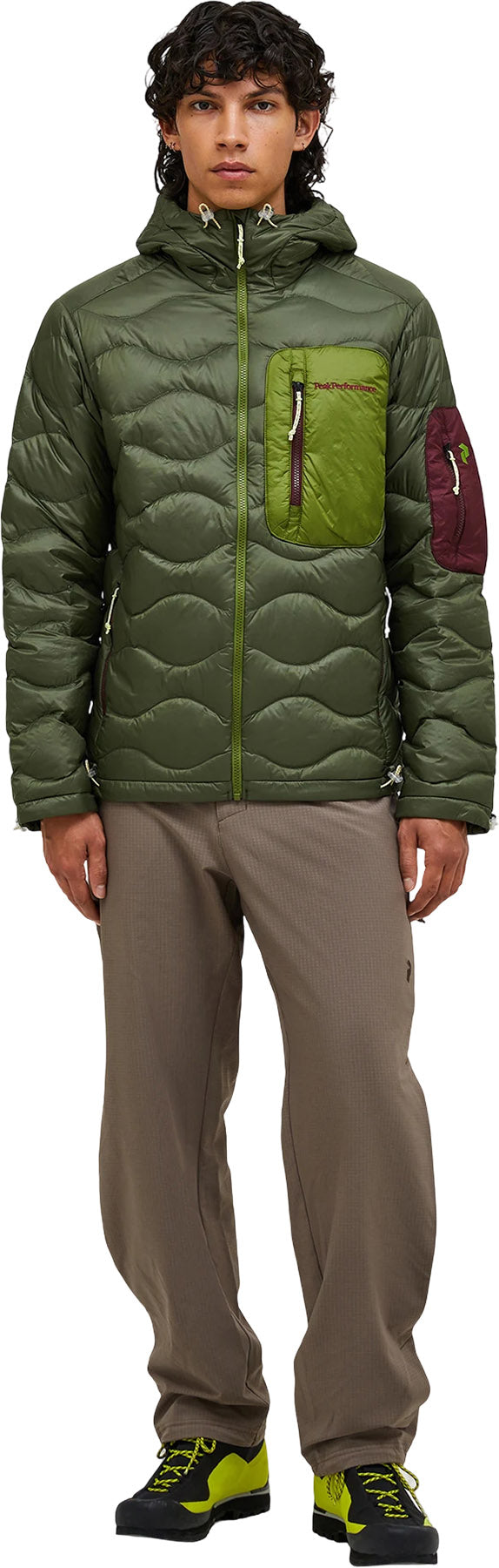 Helium Utility Down Hooded Jacket - Men's