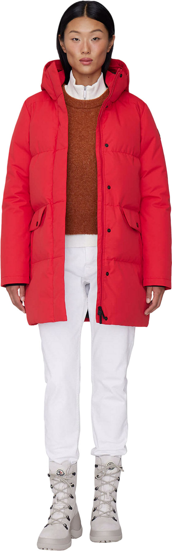 Chloe Hooded Down Winter Jacket - Women's