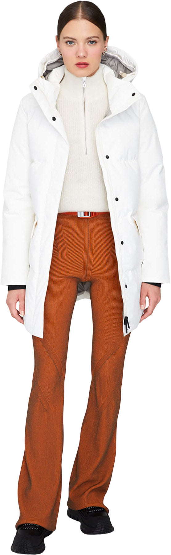 Chloe Hooded Down Winter Jacket - Women's