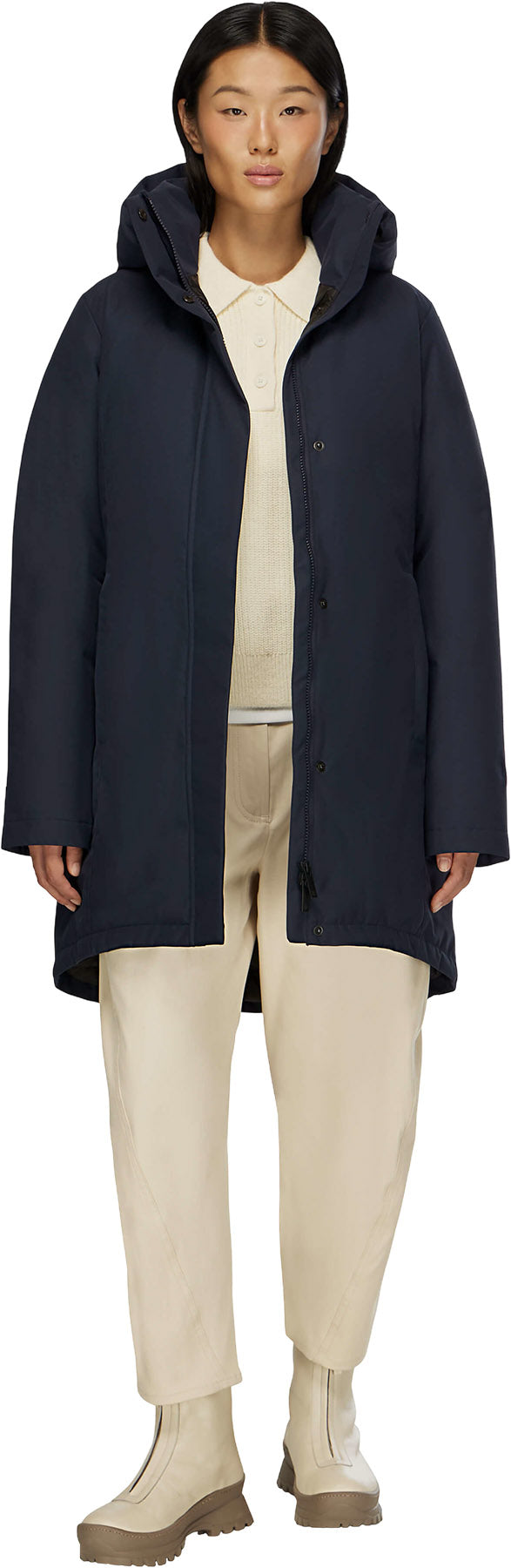 Genia Hooded Down Winter Jacket - Women's