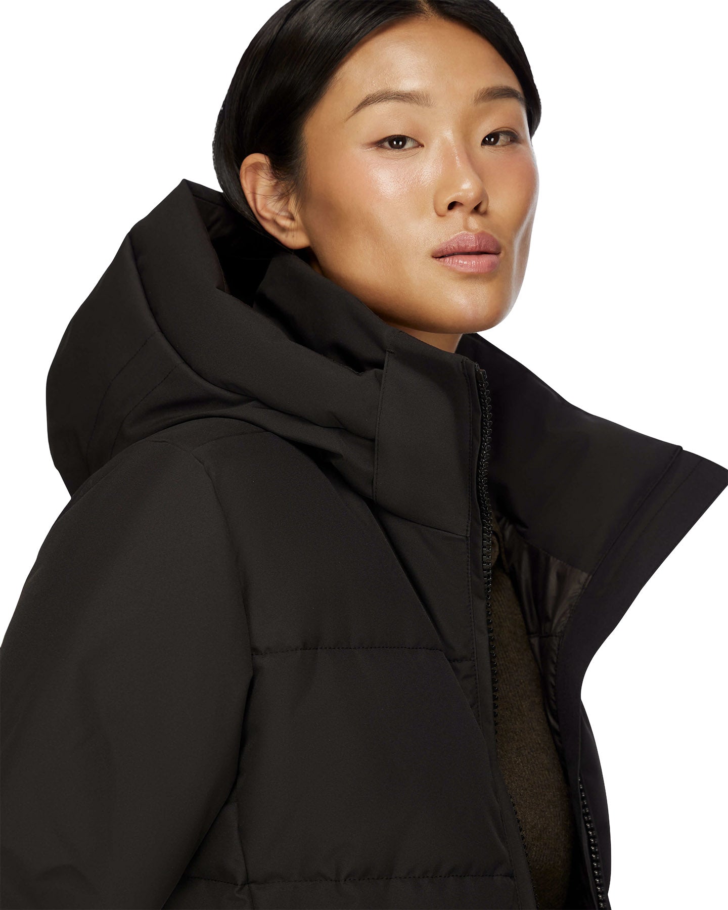 Sofia Hooded Down Winter Jacket - Women's